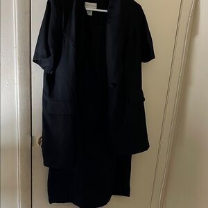 NWT Chic Black Sleeveless Dress with matching Black Blazer size 14w